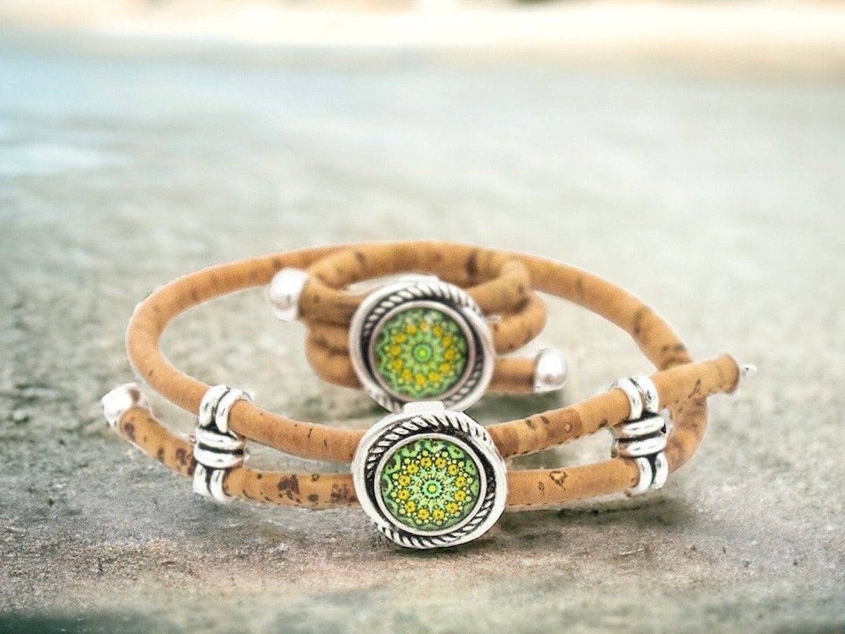 Handmade and Versatile Adjustable Bracelet and Ring Set by Ecolifearth