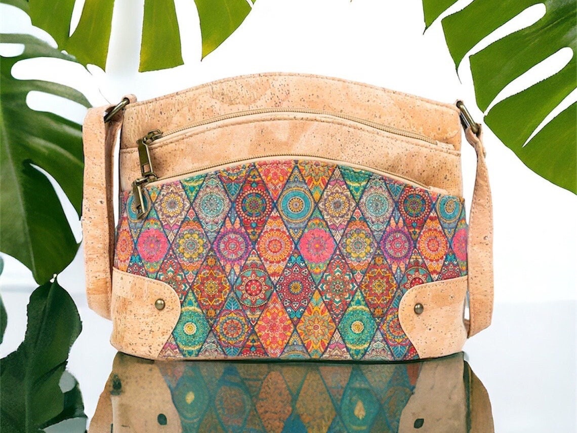 Chic Crossbody Bag, Argyle Pattern for Every Occasion by Ecolifearth