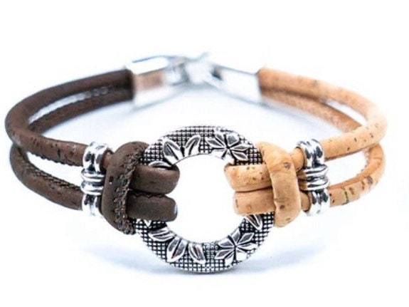 Handcrafted Cork Bracelet - Eco-Friendly Jewelry for a Sustainable Lifestyle