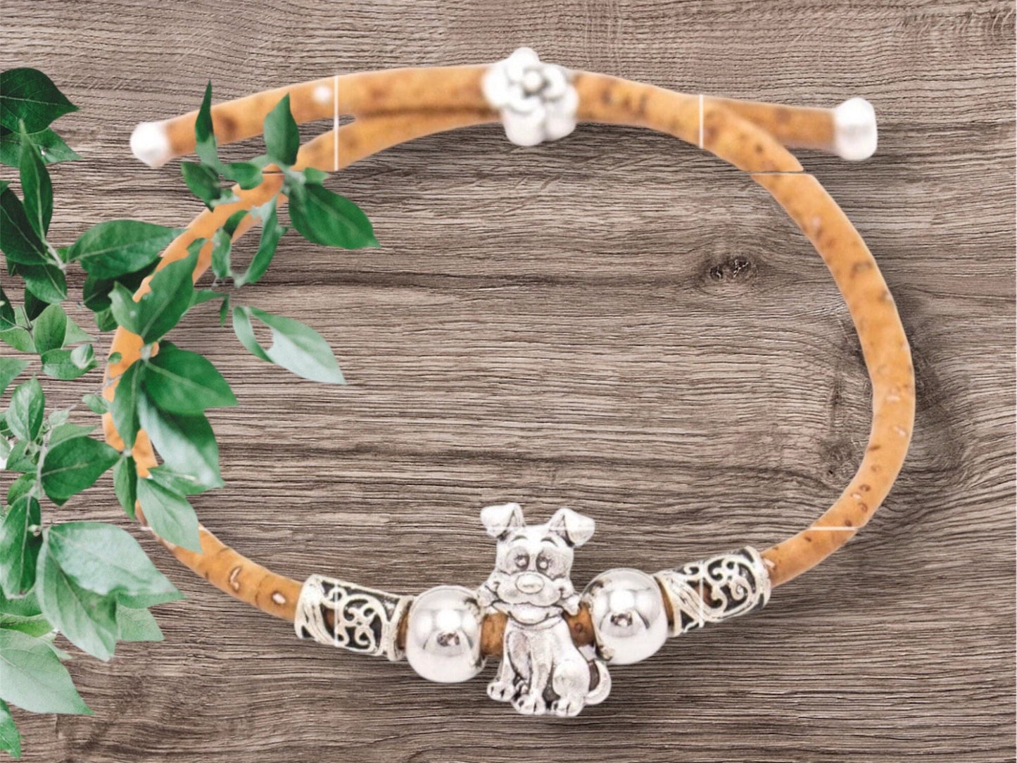 Bracelet, Eco-Friendly Jewelry for Her, Dog Lover Gifts by Ecolifearth