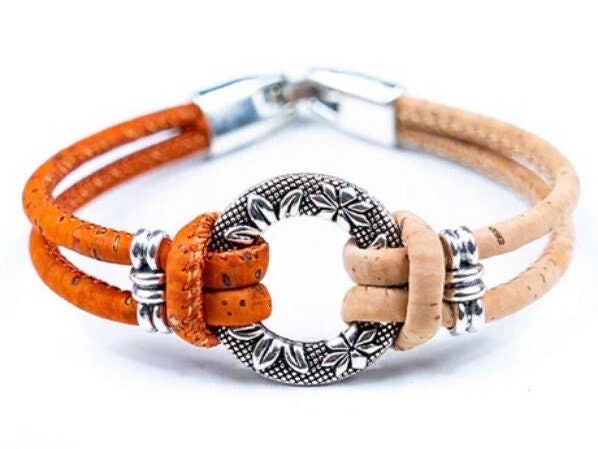 Handcrafted Cork Bracelet - Eco-Friendly Jewelry for a Sustainable Lifestyle